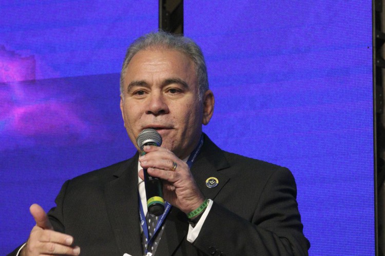 O ministro da Saúde, Marcelo Queiroga, participa da abertura do Global Stroke Alliance 2022 no Sheraton World Trade Center São Paulo.