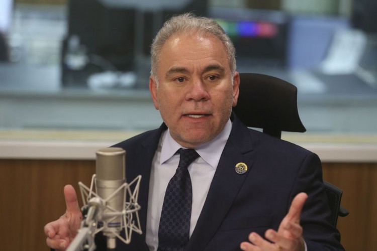 O ministro da Saúde Marcelo Queiroga é o entrevistado no programa, A Voz do Brasil