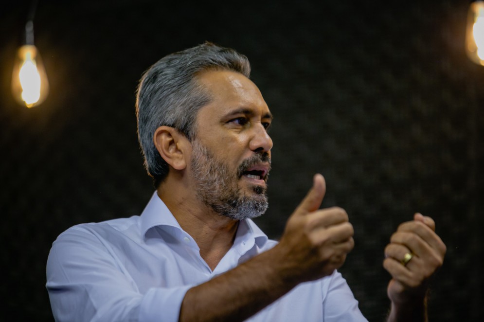 Elmano Freitas foi entrevistado no Jogo Político(Foto: Aurelio Alves)