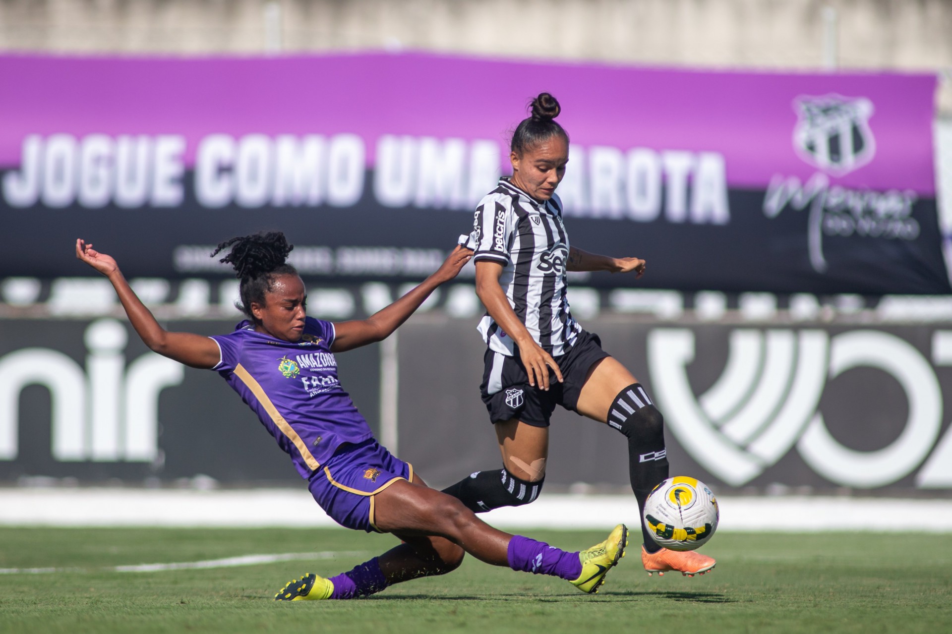 Ceará conquistou acesso histórico à Série A1 do Brasileirão Feminino após golear o JC.  (Foto: Stephan Eilert / Ceará SC)
