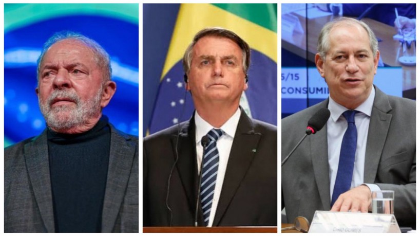 Lula, Jair Bolsonaro e Ciro Gomes(foto: Ricardo Stuckert / Reprodução/Instagram; Cl...
