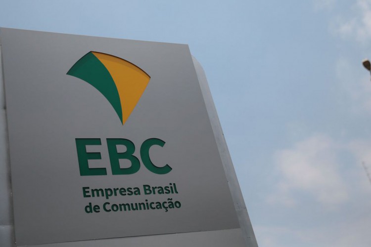 Fachada da sede da EBC em Brasília.