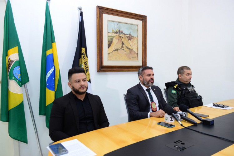 Coletiva de imprensa da Polícia Civil do Ceará