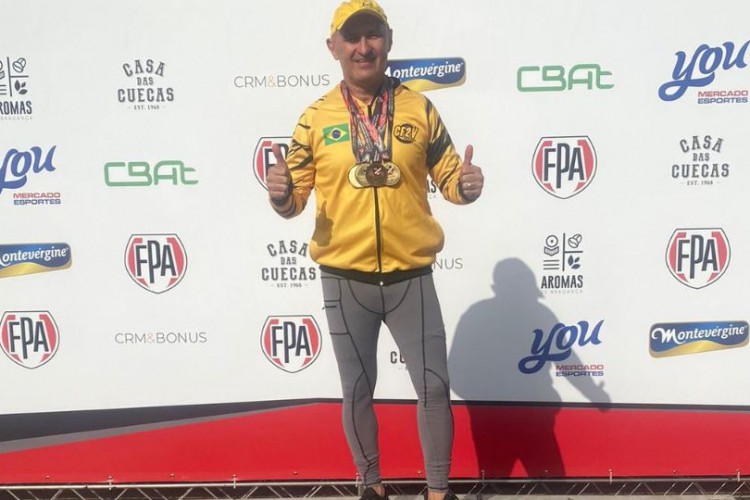 Gledson Páscoa conquistou quatro medalhas de ouro