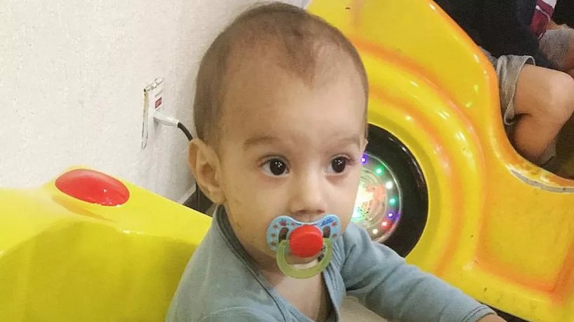 Enrico, de 7 meses, morreu 8 dias após vomitar o inseto(foto: Arquivo pessoal)