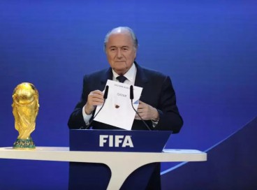 Joseph Blatter, presidente da Fifa na época da escolha do Catar como sede da Copa 