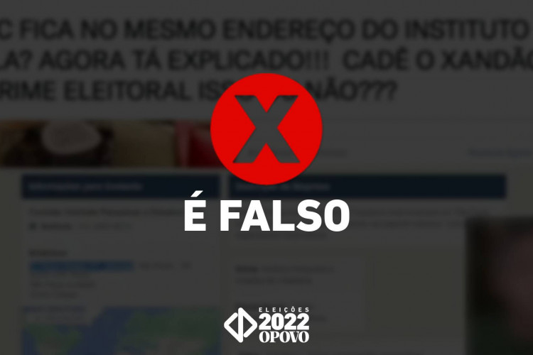 É falso que empresa de pesquisa eleitoral funcione dentro do Instituto Lula