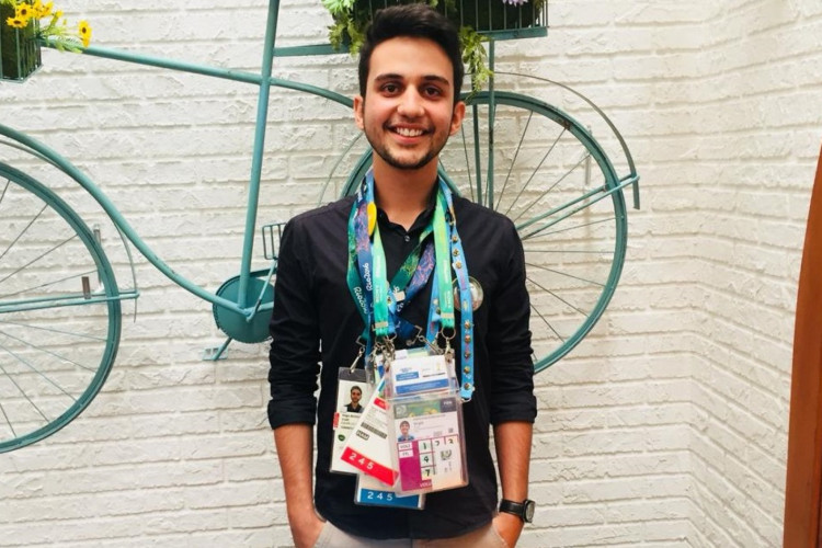 Sérgio tem experiência de trabalho em vários eventos esportivos internacionais