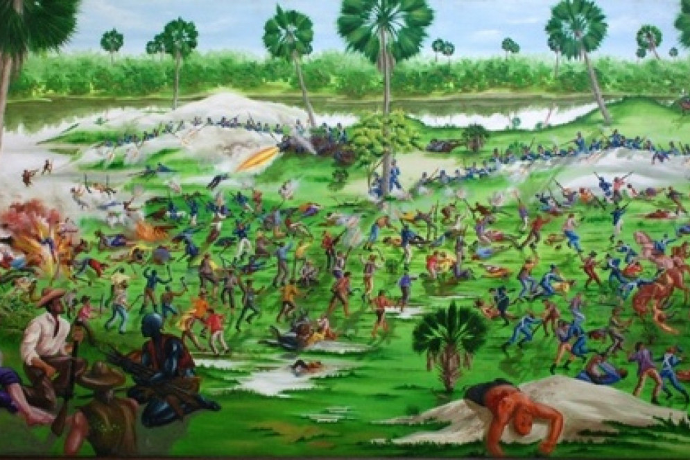Representação artística da Batalha do Jenipapo(Foto: Divulgação / governo do Piauí)