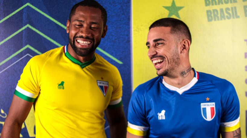 Às vésperas da Copa, Fortaleza lança uniformes em homenagem a seleção  brasileira