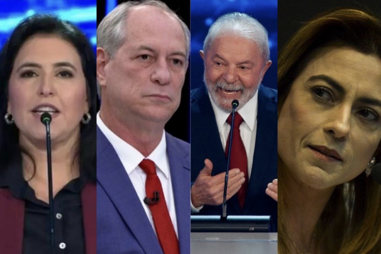 Simone Tebet, Ciro Gomes, Lula e Soraya Thronicke 