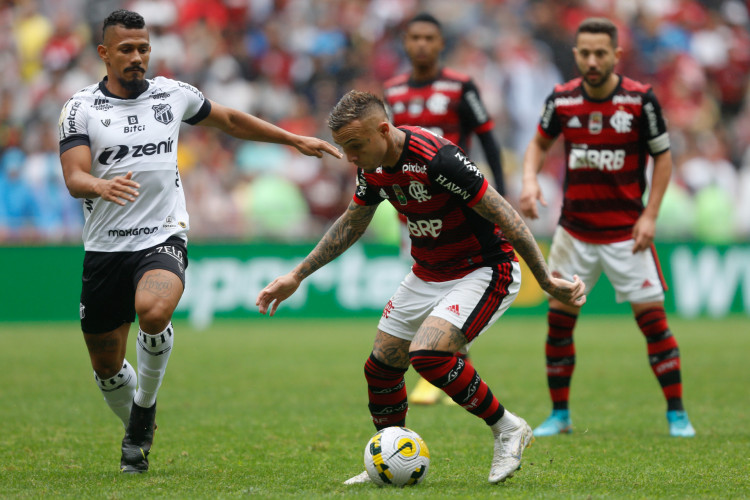 Cear&aacute; e Flamengo se enfrentam hoje, 3, pelo Brasileir&atilde;o. 