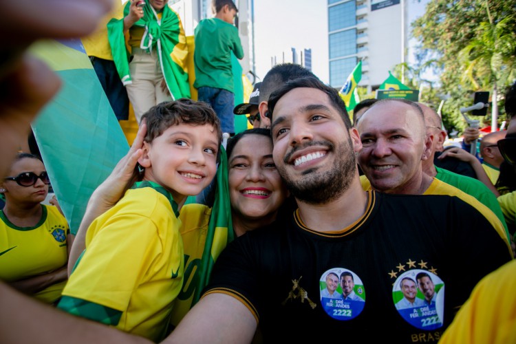 Andre Fernandes, deputado federal eleito com mais votos no Ceará em 2022.
