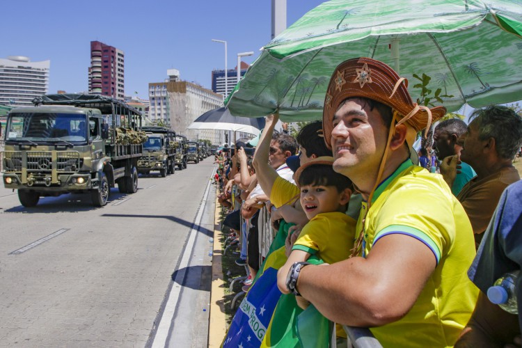 Desfile Cívico Militar em Fortaleza ocorrerá no domingo, 7 de setembro, em comemoração à Independência do Brasil