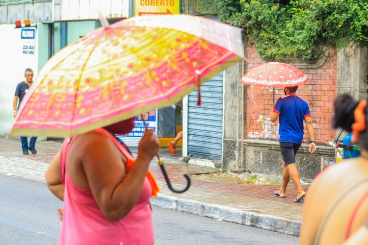 FORTALEZA, CE, BRASIL, 16.09.2022: Fortaleza tem dia nublado e com chuva na manhã dessa sexta.  (Foto: Thais Mesquita/OPOVO)