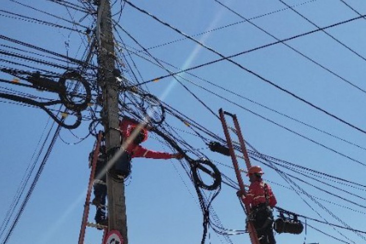 Foto de apoio ilustrativo. Somente nos dez primeiros dias deste mês de julho, 18 pessoas foram capturadas por crimes de roubo e furto de cabos e fios