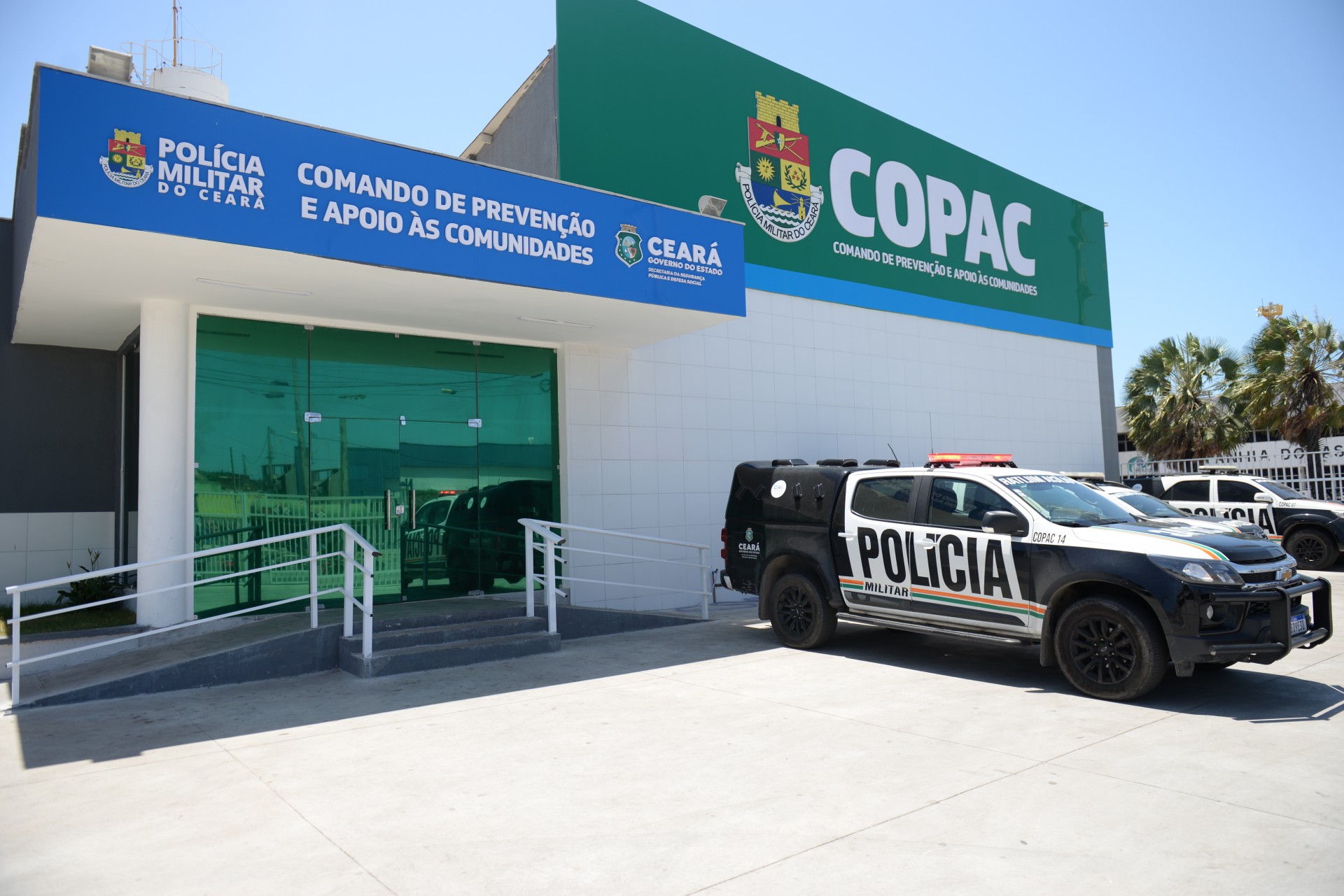 ￼Comando da Polícia Militar para Prevenção e Apoio às Comunidades (Copac) (Foto: divulgação/PMCE )