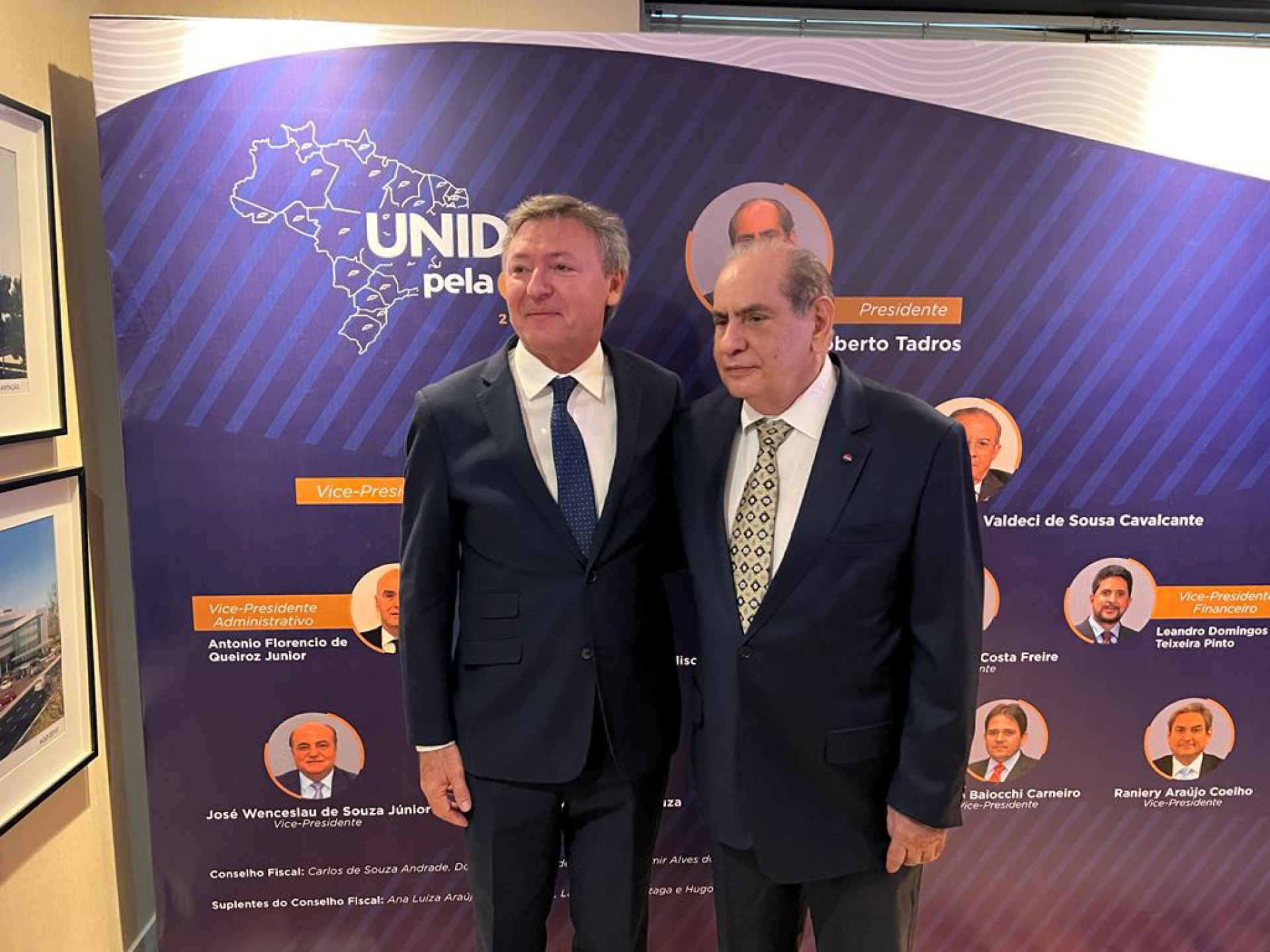 ￼CHAPA eleita, com Maurício Filizola e José Roberto Trados, tomará posse em novembro (Foto: Divulgação)