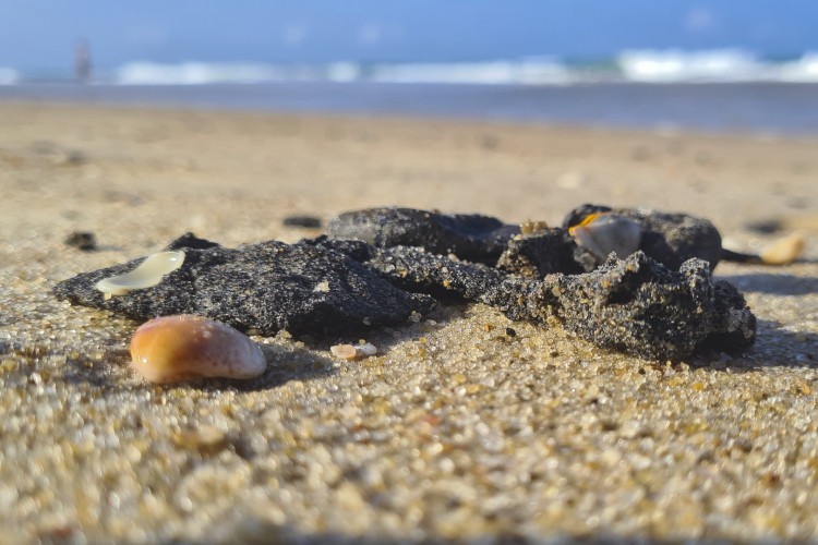 Manchas de &oacute;leo voltam a aparecer em praias do Cear&aacute;