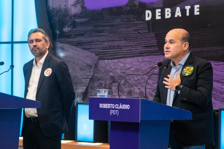 Elmano Freitas e Roberto Cláudio, candidatos ao Governo do Ceará nas eleições de 2022. 

