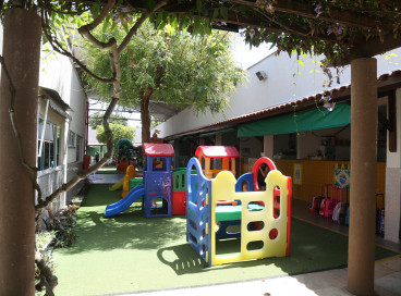 A Creche Escola Gira Mundo conta com turmas a partir de quatro meses de idade até os seis anos 
