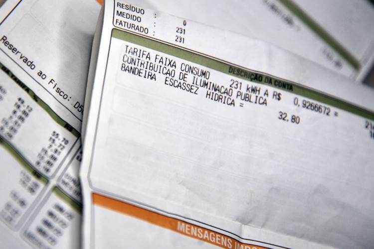 Conta de energia el&eacute;trica