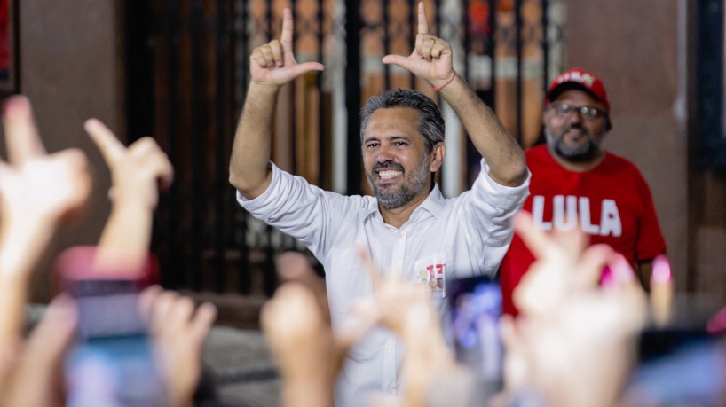 FORTALEZA, CE, BRASIL, 30-09-2022: Lula / Camilo Santana / Elmano. Caminhada Brasil da esperança...