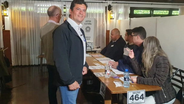  Sérgio Moro votou em Curitiba