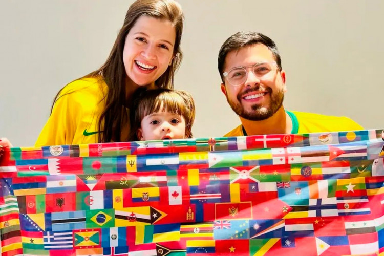 Ao todo Rafael e Lídia Diedrich conheceram 215 países