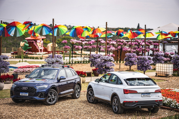 O Audi Q5 &eacute; oferecido no mercado nacional em duas vers&otilde;es de acabamento: Performance e Performance Black
