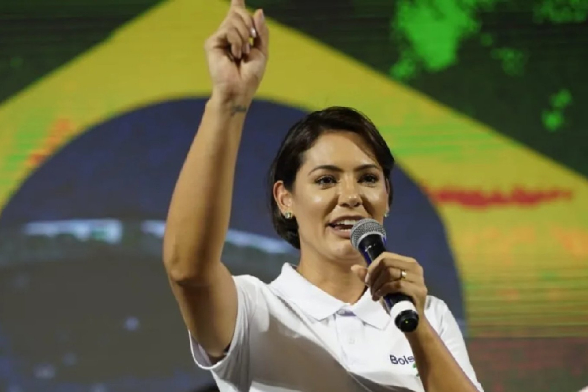 Michele Bolsonaro (Foto: Divulgação / Twitter Damares Alves )