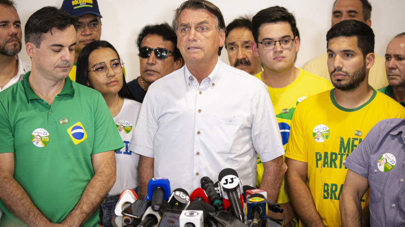 Capitão Wagner, Andre Fernandes, Carmelo Neto, Dayane do Capitão e outros políticos conservadores durante visita de Jair Messias Bolsonaro ao Ceara 