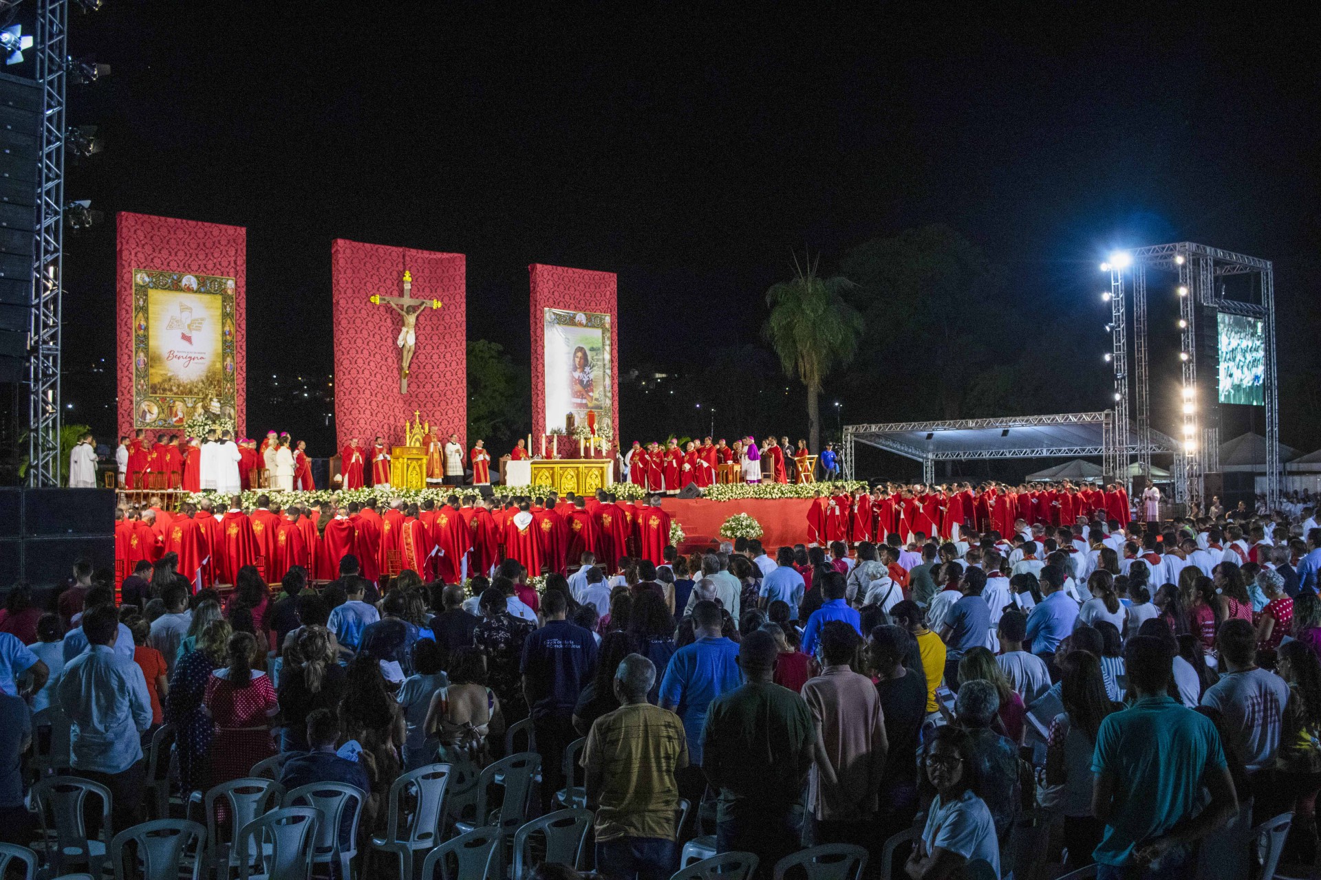 Joazeiro, Ce, BR 24.10.22 Cerimônia de Beatificação da Menina Benígna (Fernanda Barros/O POVO) (Foto: FERNANDA BARROS)