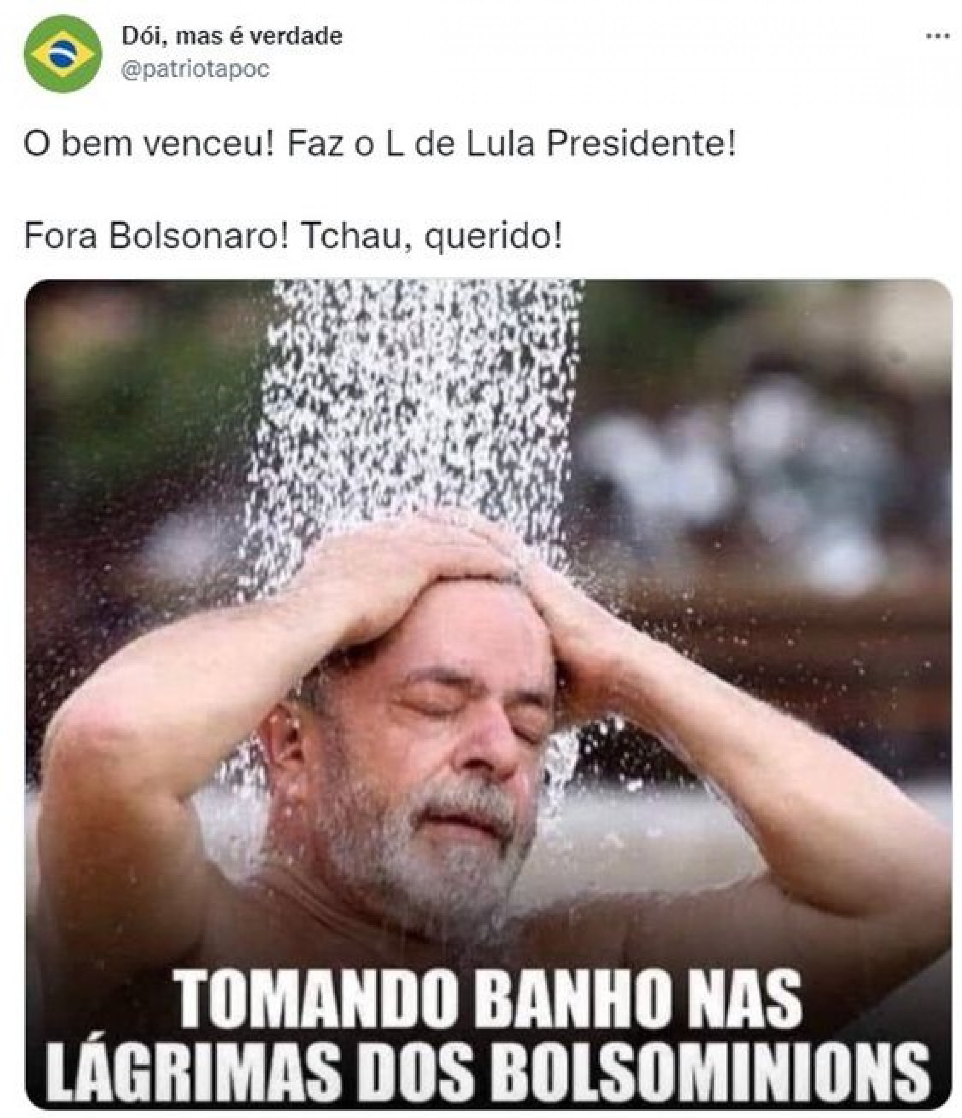 Memes com imagens de Lula foram compartilhados nas redes sociais na noite do domingo, 30, após a confirmação de sua vitória