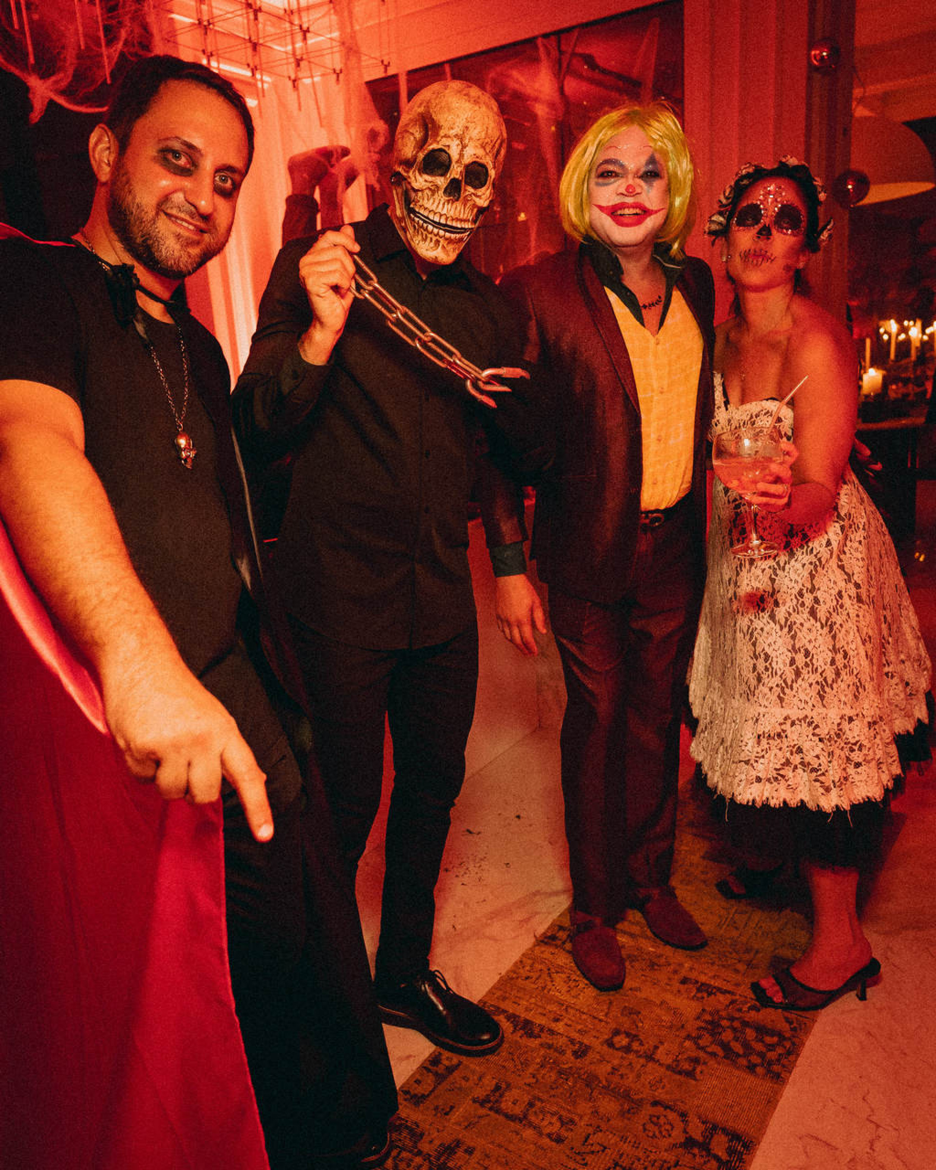 André Colares, Franklin Oliveira, Duda Hair e Priscila Romcy Colares(Foto: Gabriel Rissi/ Divulgação)