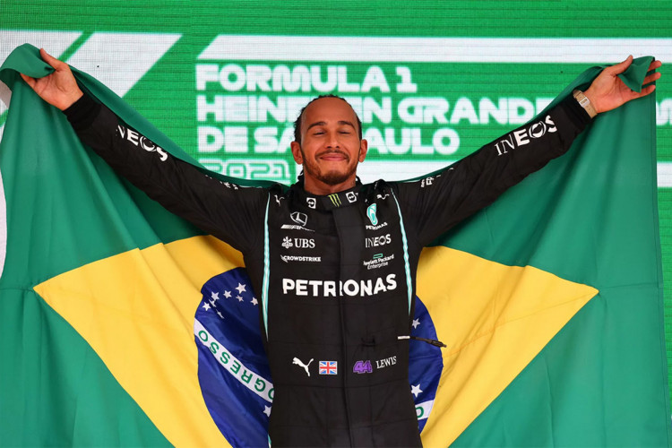 Hamilton venceu a prova de F&oacute;rmula 1 em Interlagos em 2021; confira quem s&atilde;o os maiores vencedores de F1 no Brasil