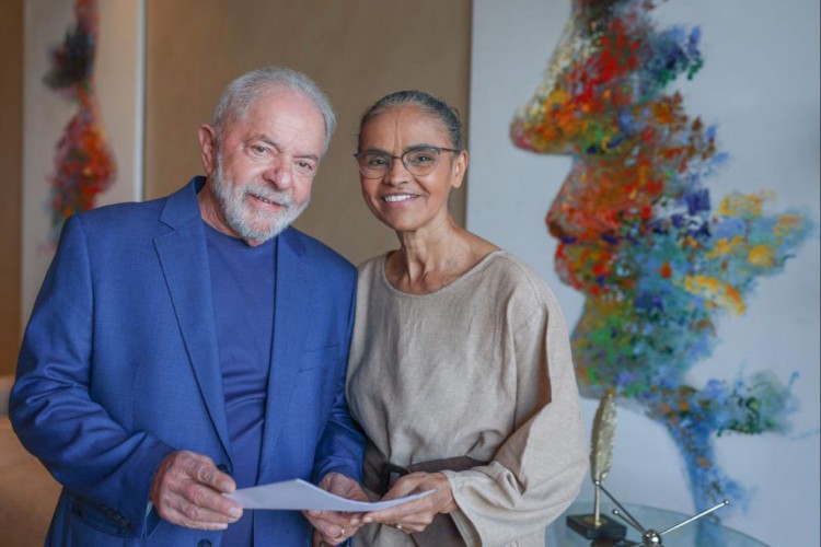 Lula e Marina Silva