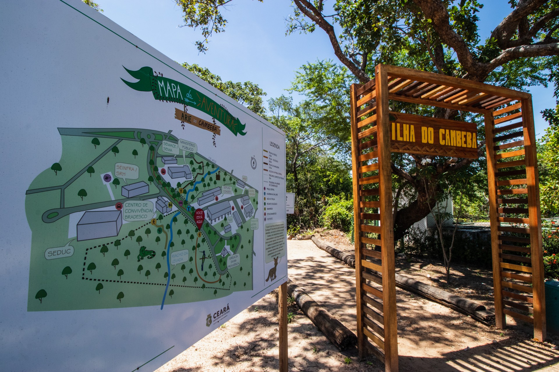 Centro Administrativo do Cambeba trilhas são