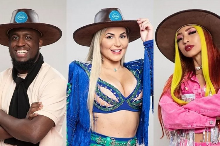 André Marinho, Ruivinha de Marte e Deolane Bezerra competirão pelo chapéu do fazendeiro na noite desta quarta-feira, 16