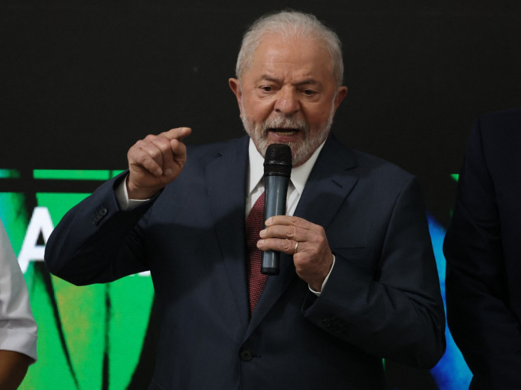 Presidente eleito Luiz Inácio Lula da Silva (PT) 