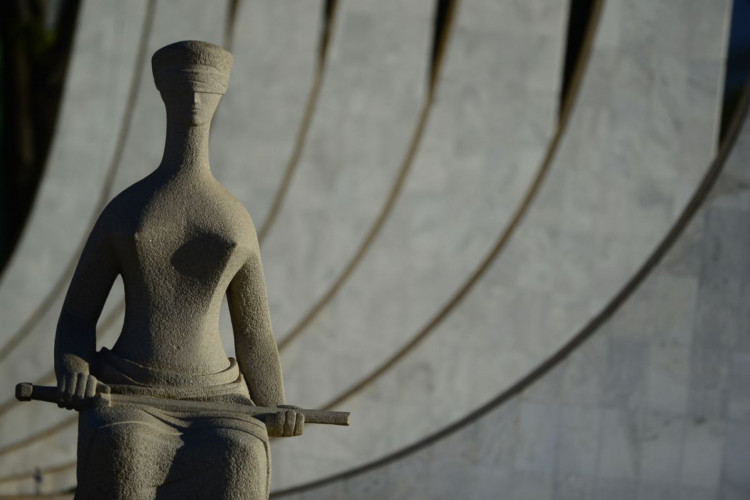 Fachada do edifício sede do Supremo Tribunal Federal - STF