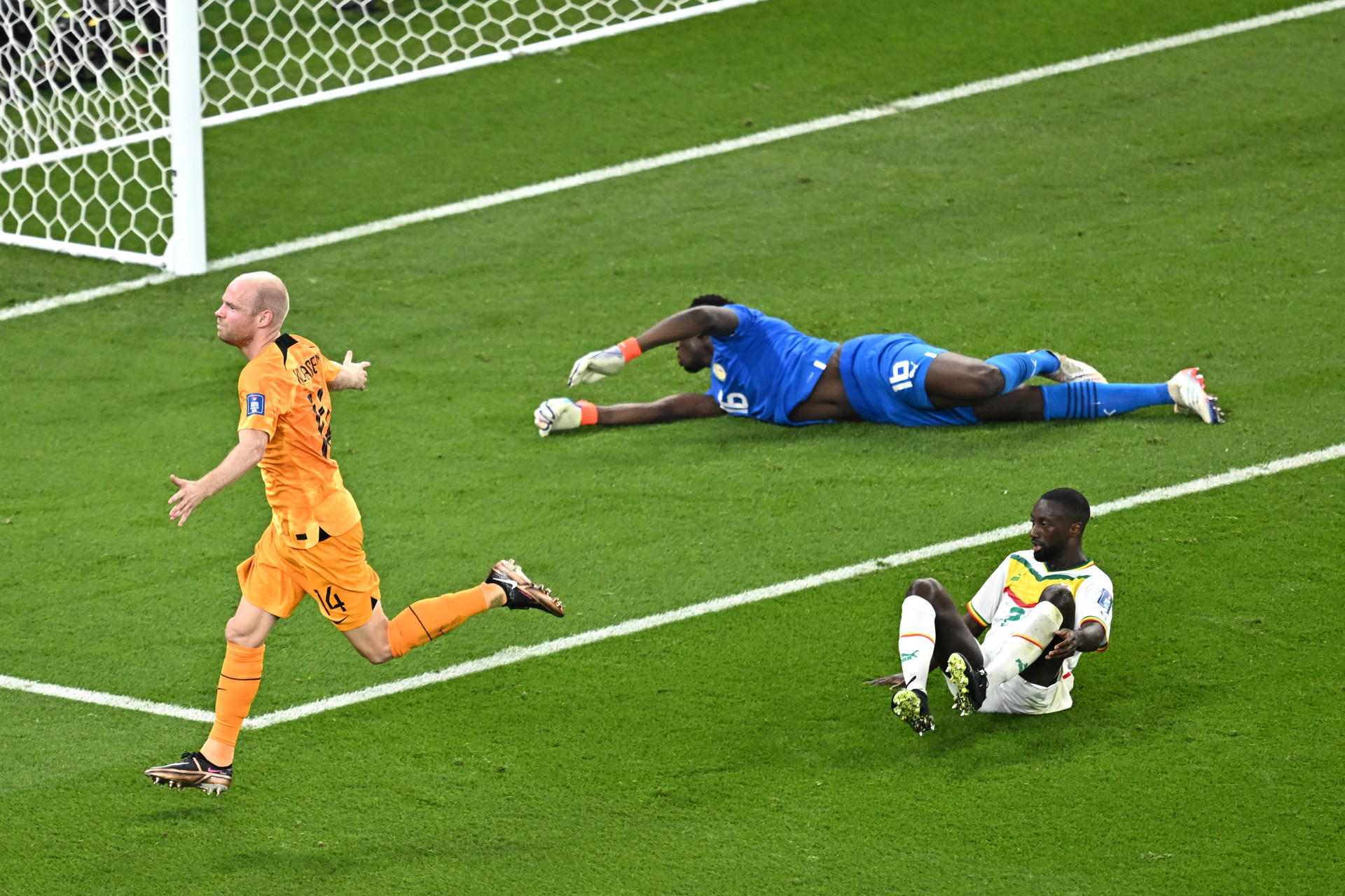 Com gols na reta final, Holanda vence Senegal por 2 x 0 na Copa