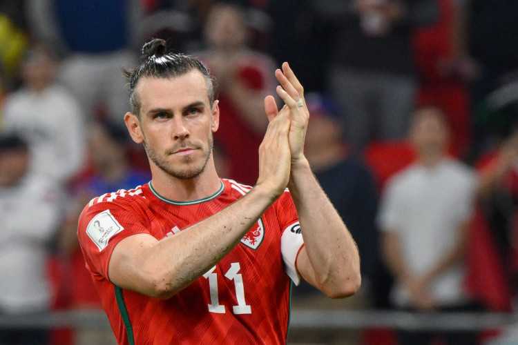 Gareth Bale marcou o gol do País de Gales no empate em 1 a 1 diante dos Estados Unidos pela Copa do Mundo 2022. 