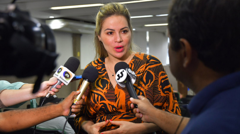 Onélia Santana, secretária da Proteção Social, Justiça, Cidadania, Mulheres e Direitos Human...