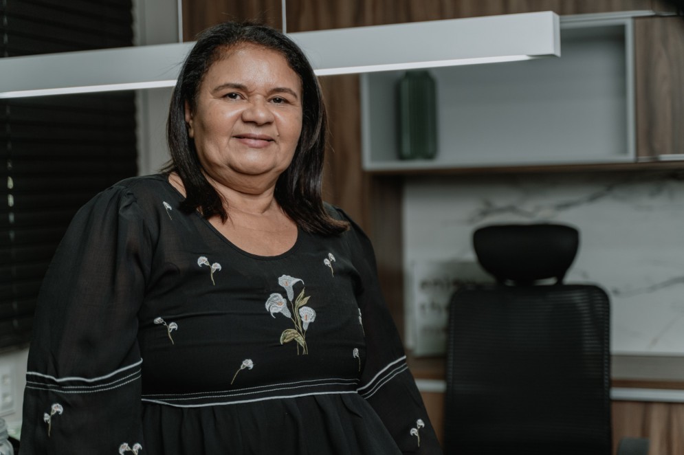 Foi com a receita caseira de sorvetes, ensinada pela madrinha, que Joselma Oliveira começou a empreender(Foto: JÚLIO CAESAR)