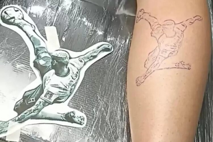 Torcedor pretende fazer nova tatuagem, caso o Brasil for hexacampeão 
