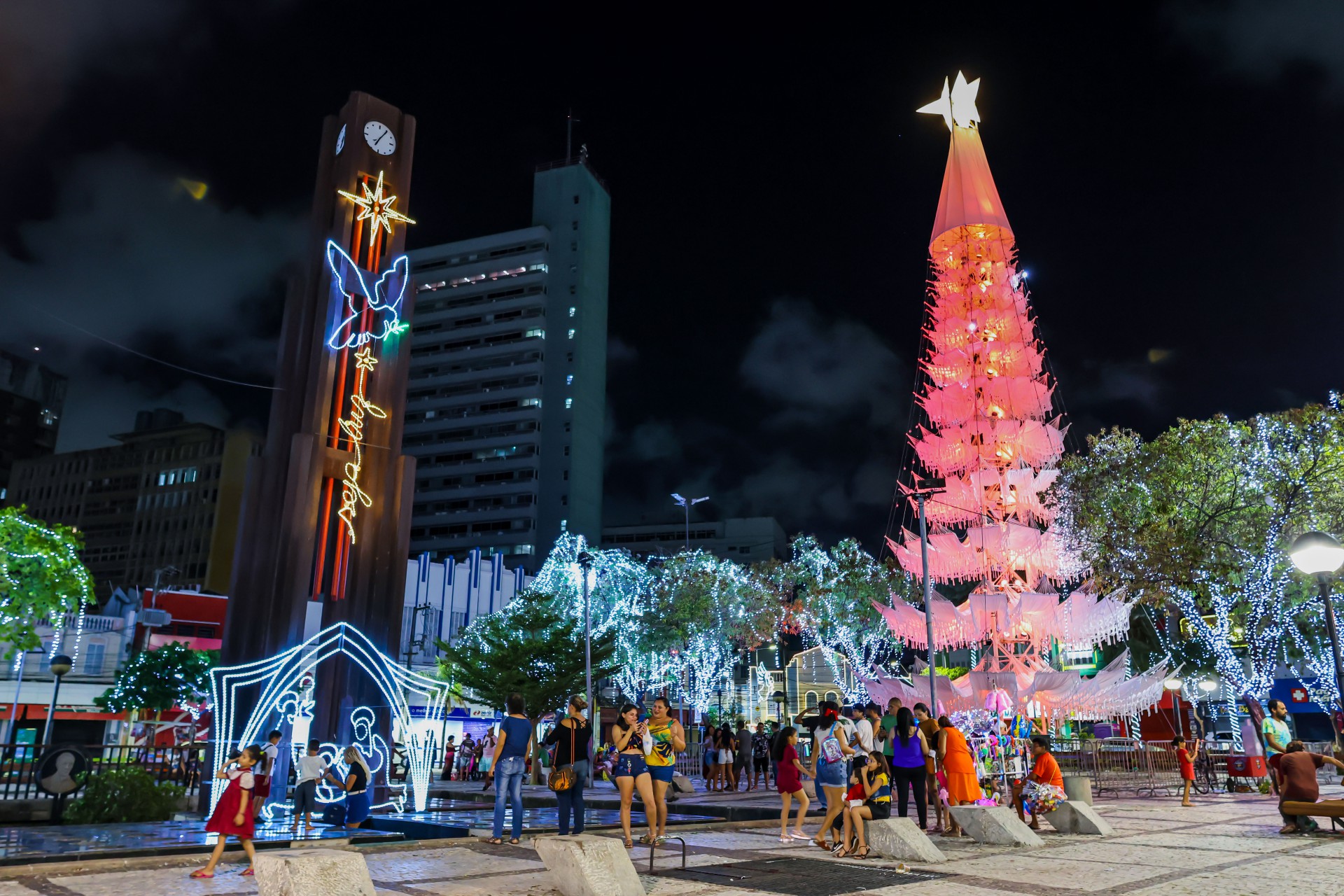 Árvores de Natal mantêm tradição e encantam nas praças de Fortaleza |  CIDADES | OPOVO+