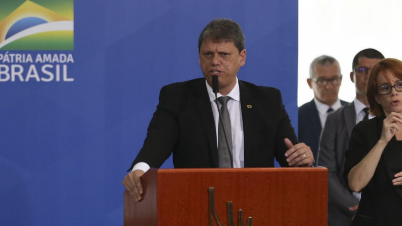 Governador de S&atilde;o Paulo Tarc&iacute;sio de Freitas (Republicanos)