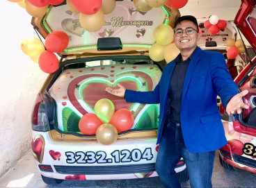 Paraíso das Mensagens é especializada em loucuras de amor, cesta de café da manhã e de chocolates, flores e mensagens com violino 