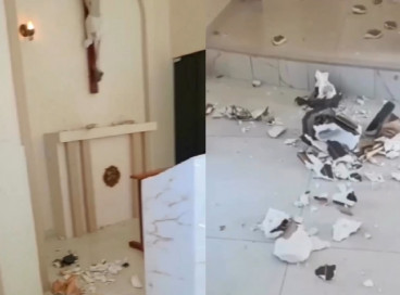 Igreja de Jijoca de Jericoacoara teve imagens quebradas por homem nesta sexta-feira, 9 de dezembro  